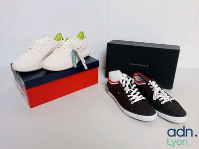 Lot de 2 paires de baskets - REEBOK - TOMMY HILFIGER - Taill…