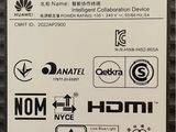 a picture of a cell phone with a warning sticker on it