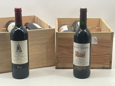 12 bouteilles 6 bts Château du VIEUX PUIT 2017 et 6 bts Chât…