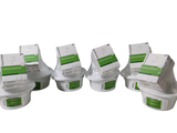 six paquets de papier toilette empilés les uns sur les autres