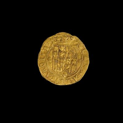 une pièce d'or portant l'image d'un homme et d'une femme