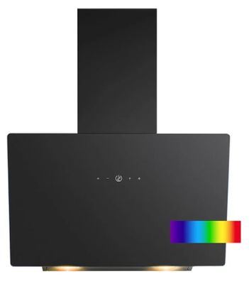 Bomann, Hotte aspirante inclinÃ©e Ã LED Noir DU7611-G, 60 cm…