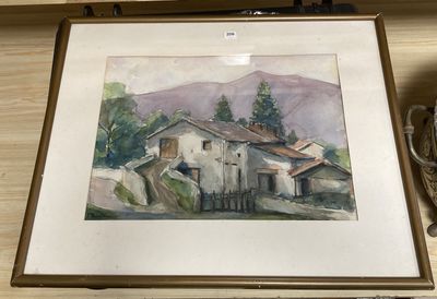 a picture of a picture of a house on a table