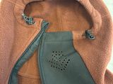 the north face brown and green jacket with hoodie