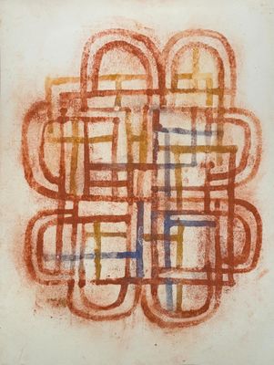 une image représentant un dessin d'un nœud sur une feuille de papier