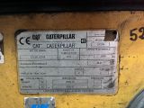 a close up of a sign on the back of a tractor