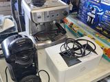 a table with a bunch of electronics on it