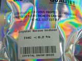 a label on the back of a bag of candy