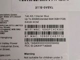 a close up of a barcode on the back of a cell phone