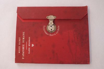 une enveloppe rouge ornée d'un sceau argenté