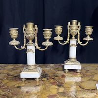GARNITURE DE CHEMINEE DE STYLE LOUIS XVI (photo 3)