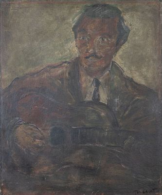 Hervé THIBAULT (né en 1944) Django Reinhardt - Photo 1