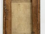 a close up of a picture frame on a white background