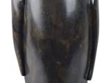 statue of a man ' s head on a white background