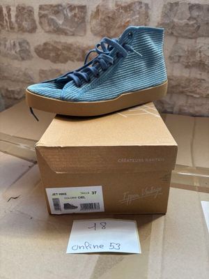 nike air force 1 mid blue sued size us 9 5