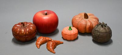 many different types of fruit and vegetables on the table