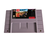 a gray nintendo game on a white surface