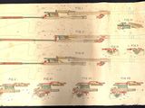 a lot of different types of trains on this sheet