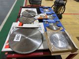 many different types of circular saws on a table