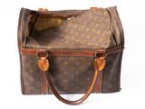 louis vuitton monogram canvas and leather travel bag