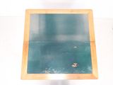 a picture of a picture of a small boat in the water
