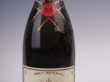a bottle of moet and chandon champagne