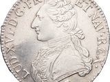 a close up of a coin on a white background