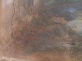a picture of a painting of a man riding a horse
