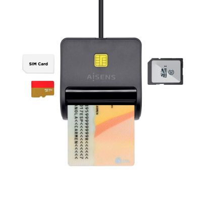 a close up of a sim card reader attached to a device