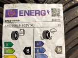 an image of a close up of a tire with a label on it