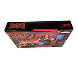 a box with a picture of a man holding a sword