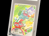 a picture of a pokemon trading card in a holder