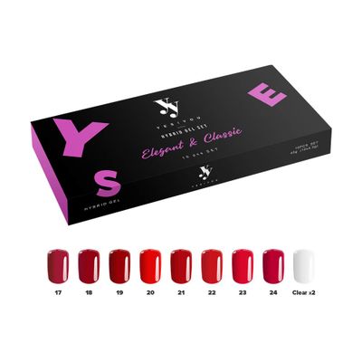 Lot de 10 - YES!YOU - Set de vernis gels hybrides - 8 couleu…