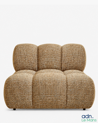 an image of a couch made out of jute fabric
