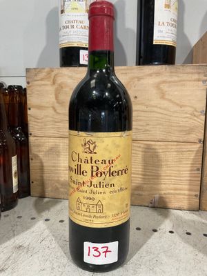 1B St Julien « Château Léoville Poyferré » 1990, Grand cru c…