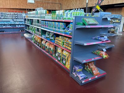 a grocery store with a variety of items on the shelves