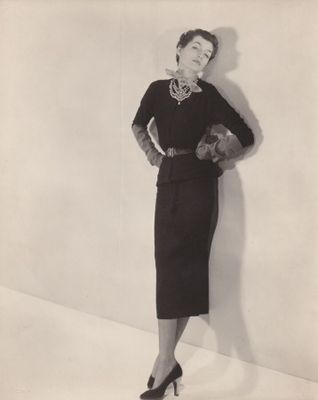 Cecil Beaton Maxime de La Falaise pour Paquin 1950 Épreuve a…