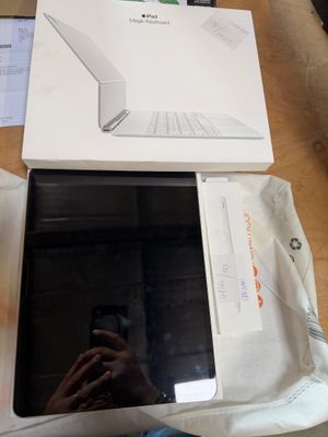 a box with a laptop on it sitting on a table