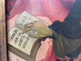 an image of a painting of a man reading a book