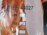 a plastic bag with a picture of a person holding a hot dog