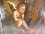 une image représentant un tableau d'un ange jouant du violoncelle
