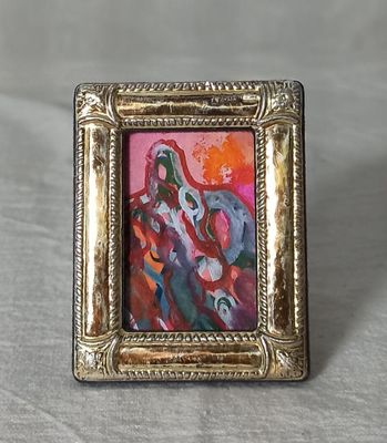 Johan CANTOURNET, Sans titre - Aquarelle sur papier dans cad…