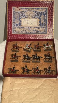 Boite de figurines en plomb Maison Sandre vers 1910 en taill…