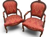 pair of antique chairs with red upholstered upholstered upholstered upholstered upholstered upholstered upholstered upholstered uphol
