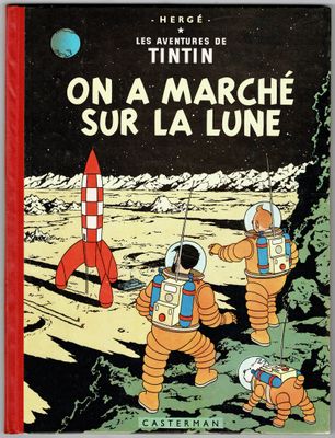Tintin sur la Lune, édition française