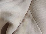 a close up of a piece of fabric with a hole in it