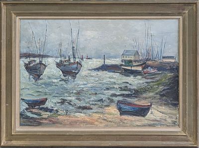 Francis LE COADIC (1912-1993) "St Guénolé (Bretagne)"