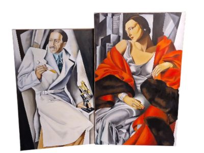 Tamara de LEMPIKA (dans le goût de), "Monsieur BOUCAUT" et "… - Photo 1