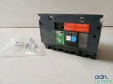 a close up of a circuit breaker with a plastic bag