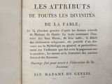 an old book with a black and white title on it